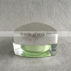 High Quality Triangle Shape Acrylic Cream Jar thumbnail-1