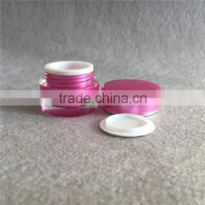 2016 Wholesale Colourful Acrylic Small Cream Jar thumbnail-4