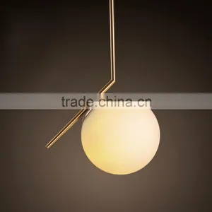 Europe Style Lamp Glass Iron Material Lighting Pendant Light thumbnail-3