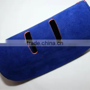 Eco-friendly Custom Fashion Suede Button Pouch thumbnail-5