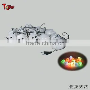 12pcs Ghost Head Festival String Light Halloween Decoration thumbnail-1