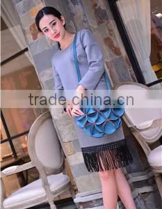 Ladies Fashion PU Leather Messenger Bag China Manufacturer thumbnail-4