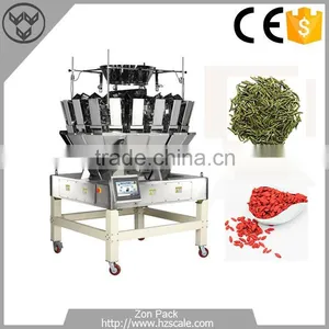 10g-2000g 20 Heads Tea Multihead Weigher Fruit Tea Weighing Scale thumbnail-2