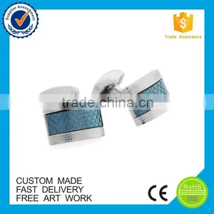 Customized Compass Logo Metal Epoxy Enamel Cufflinks thumbnail-4