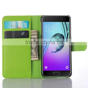 High Quality Leather Card Wallet Folio Stand Flip Case Cover for Samsung GALAXY A3 A310 thumbnail-4