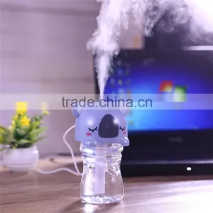Home Office Travel Usb Portable Cartoon Bottle Led Light Humidifier/essential Oil Diffuser for Aromatherapy thumbnail-2