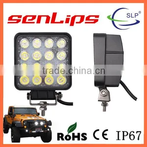Hot Sale IP67 4*4 Square Epistar 48W LED Tuning Working Light thumbnail-1