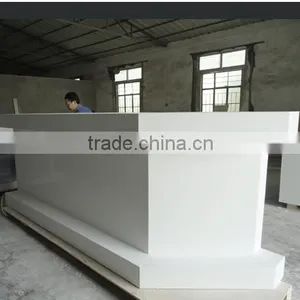 Cheap Artificial Stone Restaurant Reception Desk,solid Surface Countertop thumbnail-1
