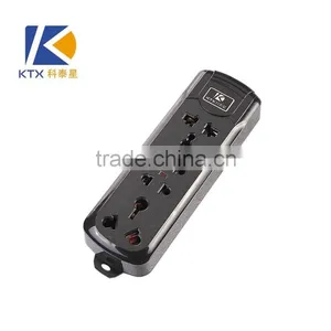 4 Way Black S.A Industrial Universal Power Extension Trailing Socket thumbnail-1
