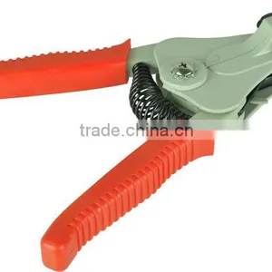 LS-700A Red Plastic Handgrip Automatic Wire Stripper Cutter 0.5mm-2mm Aluminum Alloy Strip Tool thumbnail-2