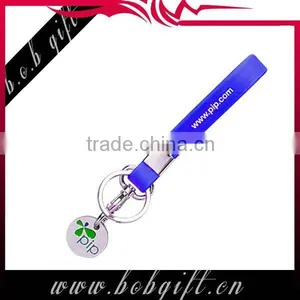 Promotional Metal Trolley Coin Keyring/ Wristband Keychain thumbnail-1
