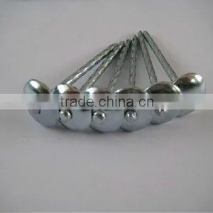 Ring Shank Galvanized Roofing Nail With Umbrella Head thumbnail-1