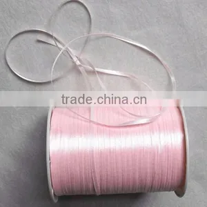 2015 Wholesale Single-face Polyester Satin Ribbon in Stock for Gift Box Packing Birthday Cake,wine Decoration thumbnail-1