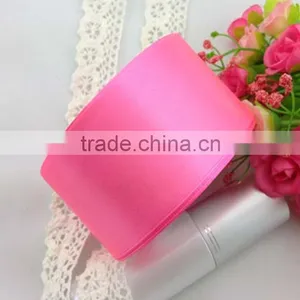 Wholesale Solid Color Wedding Decoration Belt Single Side 100% Polyester Satin Ribbon 25yards/roll thumbnail-5