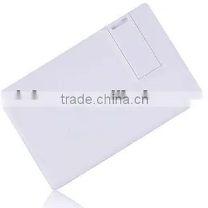 White Color Card Usb With Custom Full Color Logo Printing as Name Card Usb, Credit Card Usb,busness Card Usb thumbnail-1