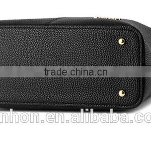 Lady PU Leather Bag With Golden Metal Ornamental thumbnail-6