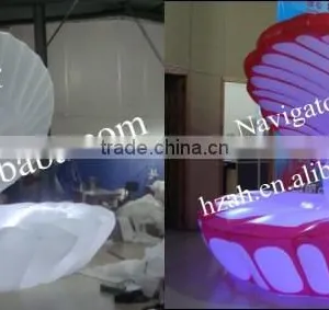 New Attrative Giant Inflatable Shell for Wedding Stage Decor thumbnail-3