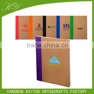 A5 Cute Cheap Recycled Brown Kraft Paper Blank Notebook thumbnail-1