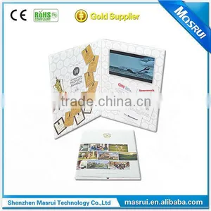 2014 Wholesale Video Cards, USB Video Booklet / LCD Video Brochure for Wedding thumbnail-1