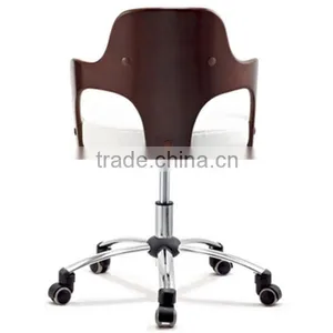 HOT Fashion WorkWell Executive Computer Desk Office Chair With Bent Wood Frame thumbnail-3