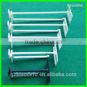 Supermarket Double Wire Plastic Hook With Price Tag thumbnail-1