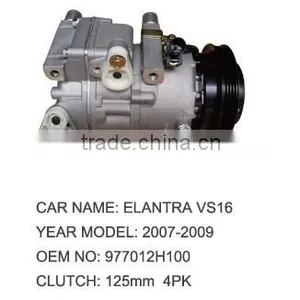 A/C Compressor For HYUNDAI ELANTRA VS16 977012H100 thumbnail-1