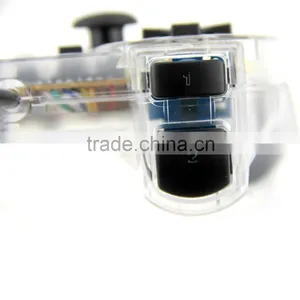 New CLEAR for PS2 Shock Controller (for Sony Play Station 2) Dual Vibration Gamepad for PS2 thumbnail-3