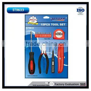 15pcs Blister Card Tool Set/household Repairing Tools thumbnail-1