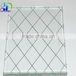 Factory Supplier Wire Glass Tempered Clear Wired Glass With the Best Price thumbnail-4