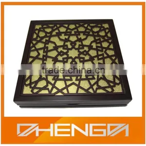 Hot!!! Customized Outstanding Shape Unique Design Personlized Logo Matte Lacquer Wooden Tea Box (ZDW13-027) thumbnail-4