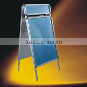 Display Stand Roll up Banner Poster Board With Fore Head Double Side for Advertising thumbnail-1