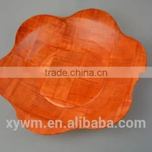 Unique Woven Wooden Salad Bowls thumbnail-1
