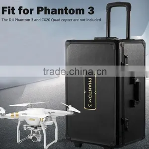 Aluminum Rolling LuggageHard Case Travel Carry Case Box For DJI Phantom 3 Copter thumbnail-1