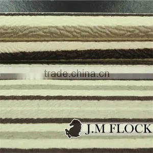 Polyester Embossed Backing Flocked Hand Embroidery Fabric Tulle thumbnail-2