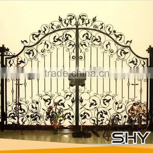 Metal Wrought Iron Beautiful Decoration Door thumbnail-4