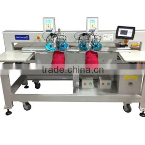 Decristal Multi-head Automatic Ultrosonic Rhinestone Hotfix Machine on T-shirt thumbnail-4
