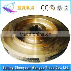 Latest Technology Marine Die Casting Parts Brass Impeller for Pumps thumbnail-2
