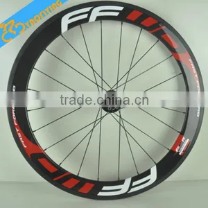 50mm FFWD Colored Carbon Fiber Disc Brake Cover Road Bicycle Wheels for Sale,700c Spoke Carbon Road Bike Wheels thumbnail-1