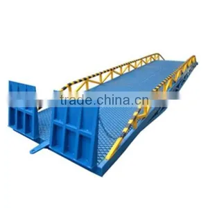 10 Ton Mobile Hydraulic Yard Ramps for Truck/warehouse Container Loading Dock Levellers thumbnail-1