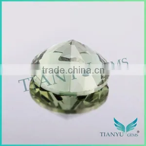 Factory Wholesale Price Round Shape 149# Light Green Spinel thumbnail-3