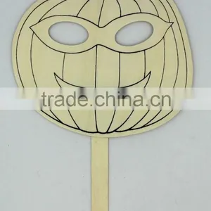 Plywood Mask ,Education Toy Wooden Paint Masks for Kid,face Mask thumbnail-3
