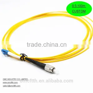 High Quality China-made LC UPC-FC UPC Simplex Fiber Optic Patch Cord thumbnail-1