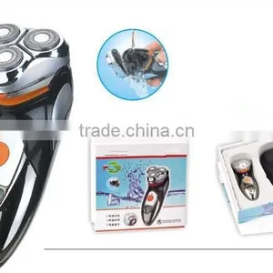 China Professional Electric Rechargeable Face Care ABS Stainless Material Man's Shaver Portable Three Rotary Blade thumbnail-1