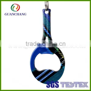 Badminton Racket Shape 3d Metal Beer Bottle Opener thumbnail-3