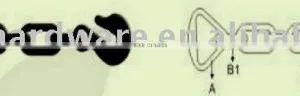Chain With Delta Ring And Grab Hook Each On One End(chain) thumbnail-1