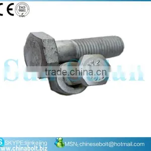 Heavy Hex Structural Bolt,7/8"-8 UNC * 3 1/2"L Grade A325 thumbnail-2