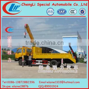 Dongfeng Flatbed Truck Mounted Crane thumbnail-3