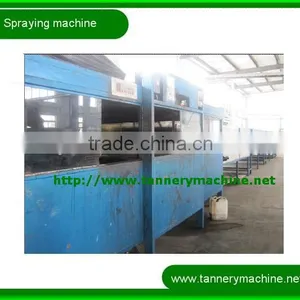 Sheep Goat Skin Machine Italy Quality Color or Wax or Oil Leather Spraying Machine thumbnail-1