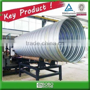 Galvanized Steel Corrugated Culvert Pipe Making Machine thumbnail-1