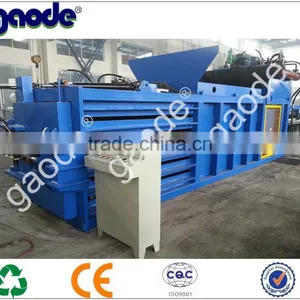 Semi Automatic Used Paper Recycle Horizontal Hydraulic Baler thumbnail-1
